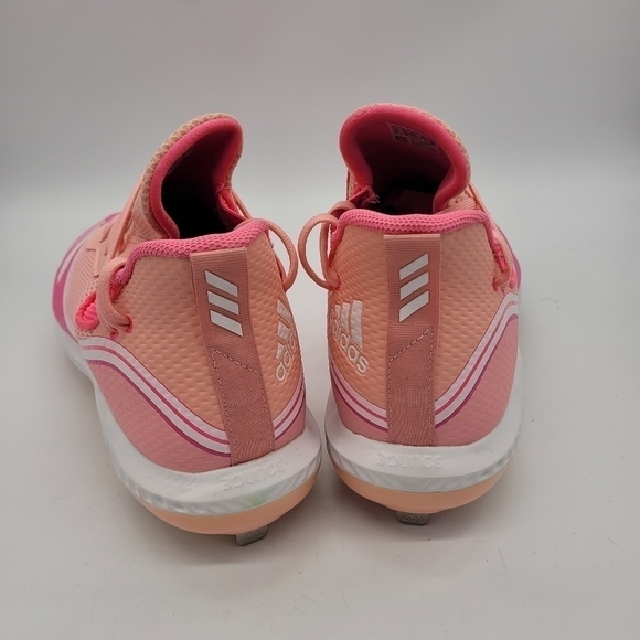 Adidas Icon 5 Bounce 'Breast Cancer Awareness Baseball Cleats Men 17 Shoes  NEW - Picture 5 of 14